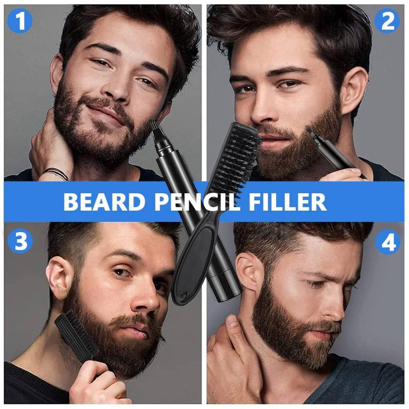 Beard Filler Pen with Brush