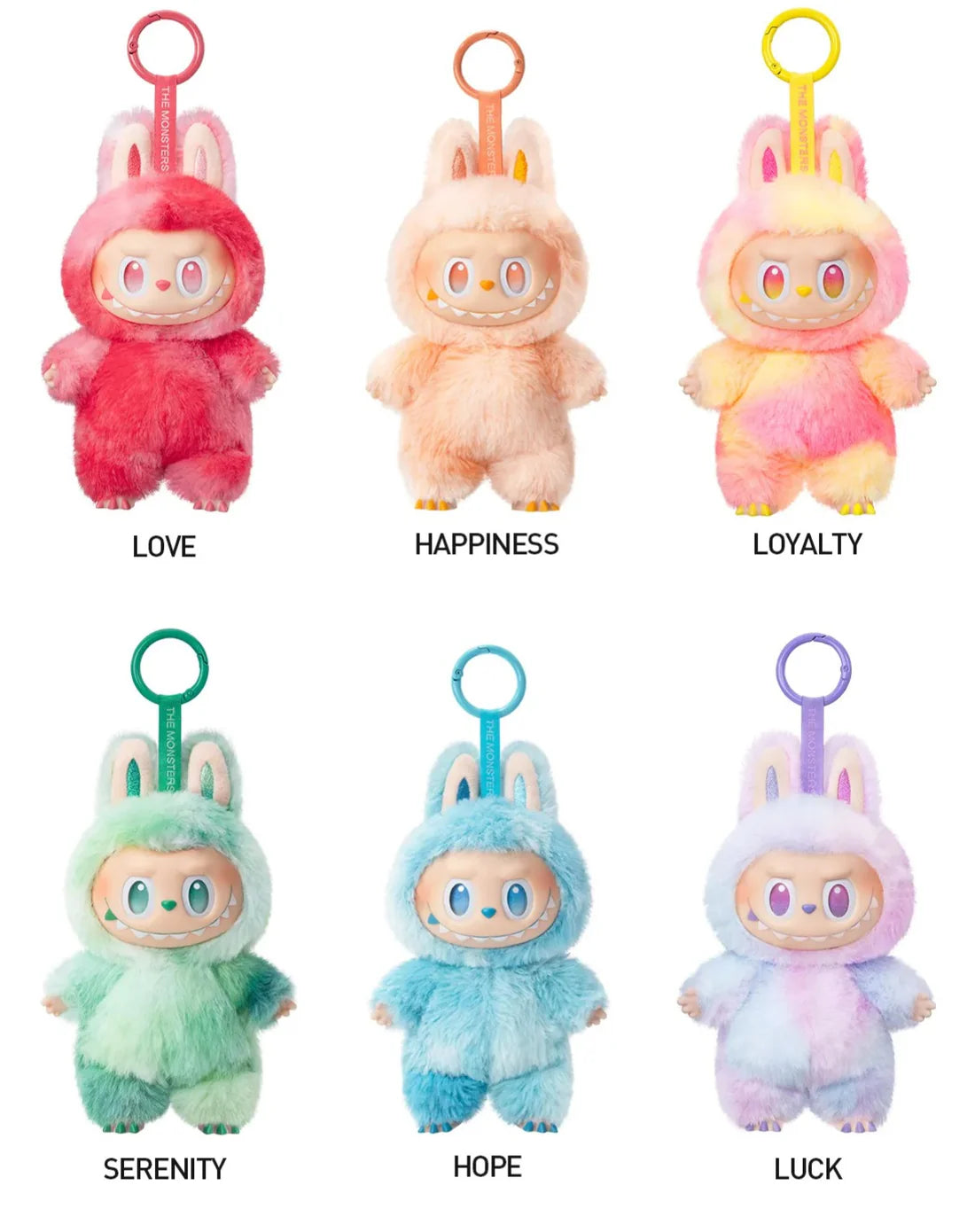 Labubu Doll Plush Keychain - Blind Box