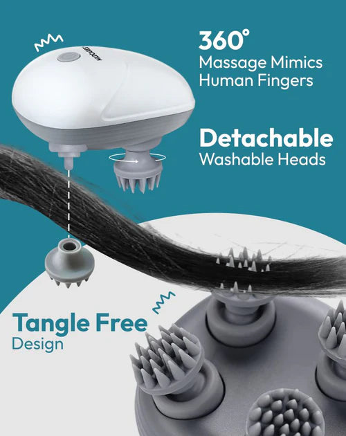 Rechargeable Electric Scalp Massager | Hair Growth | Deep Massage