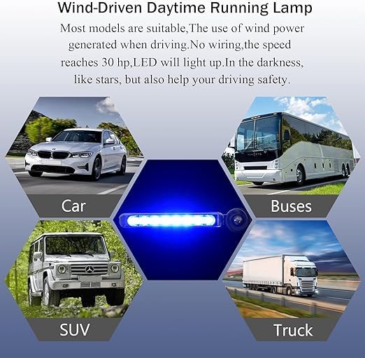 Wind Power Universal Car Daytime Running Light