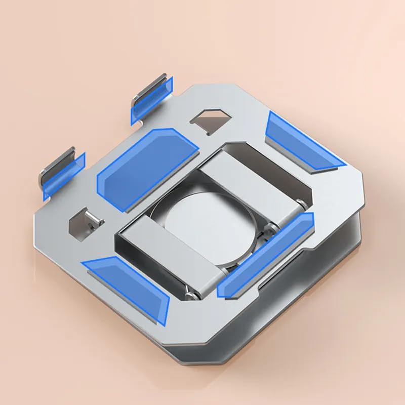 Portable 360° Rotating Aluminum Stand Holder – For Tablets & Lightweight Laptops