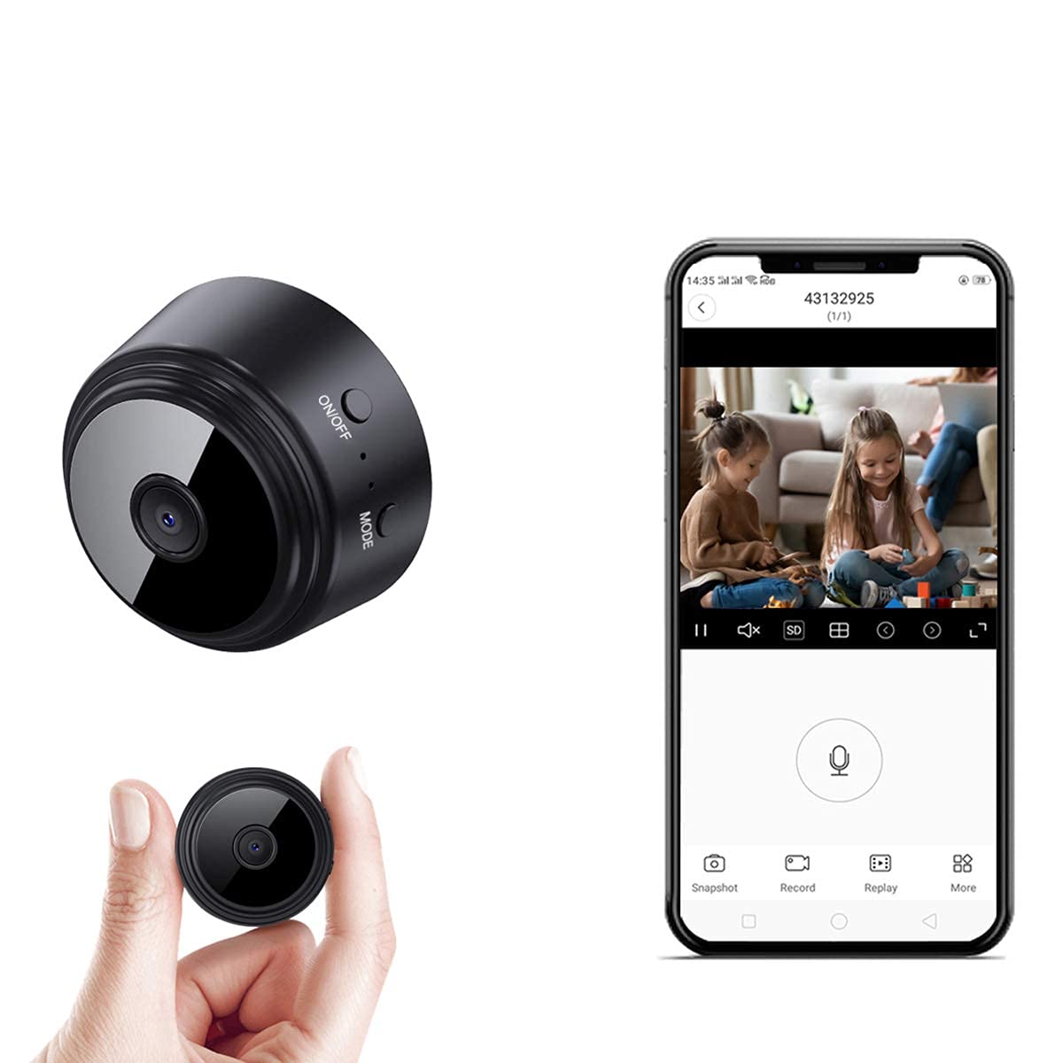 Rechargeable Wi-Fi HD CCTV Live Camera