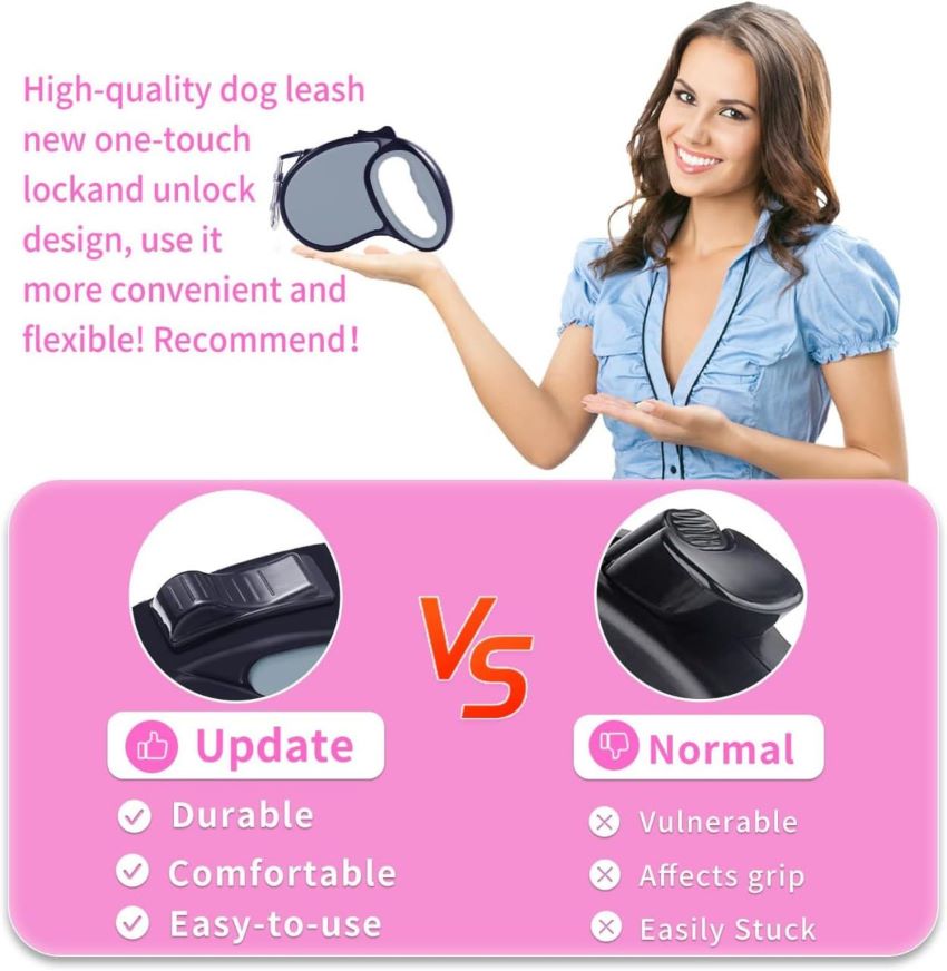 Heavy Duty Retractable Dog Leash