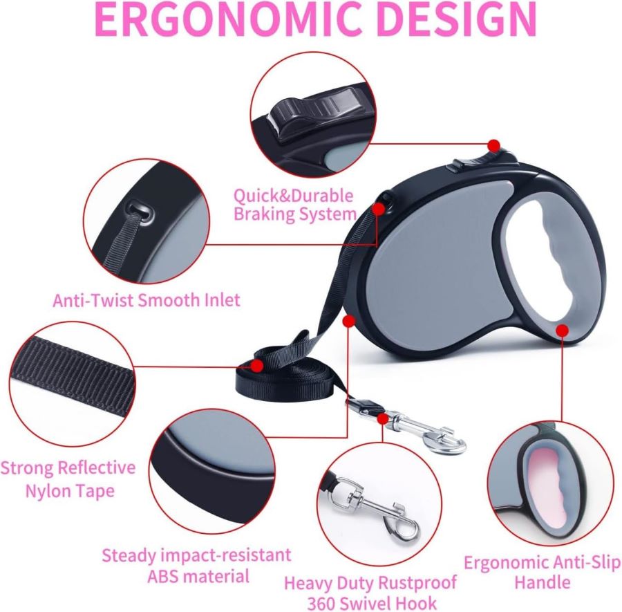 Heavy Duty Retractable Dog Leash