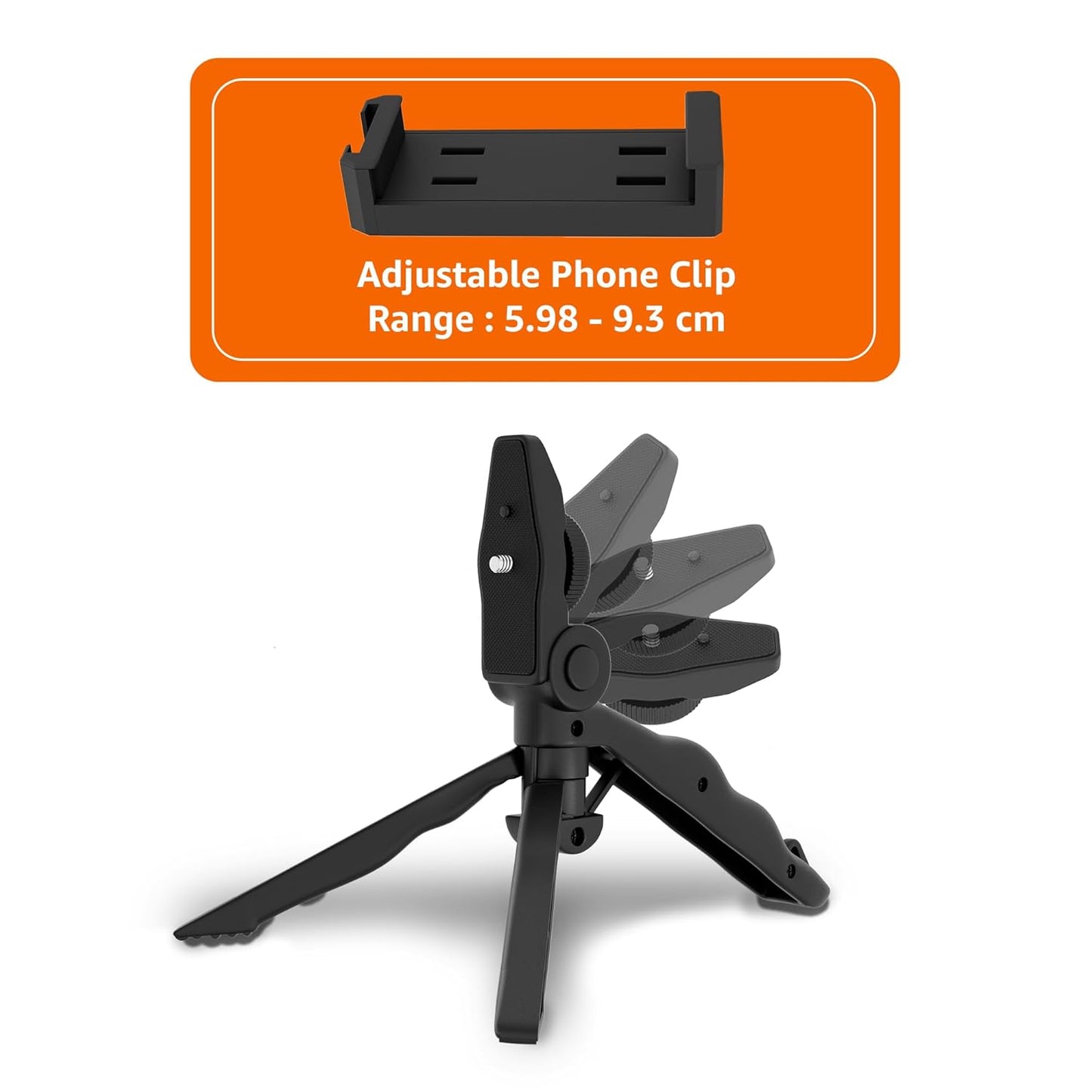 Remote Controlled Smart Video Recording kit with Inbuilt Flood Light + Mic + Tripod