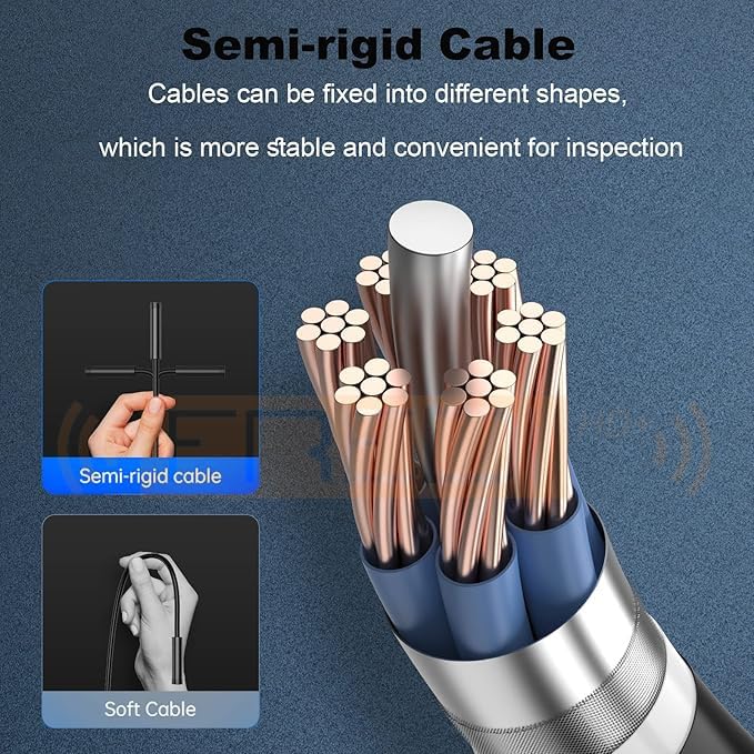 Endoscope Camera – Compatible with Android & iPhone - Plug and Play