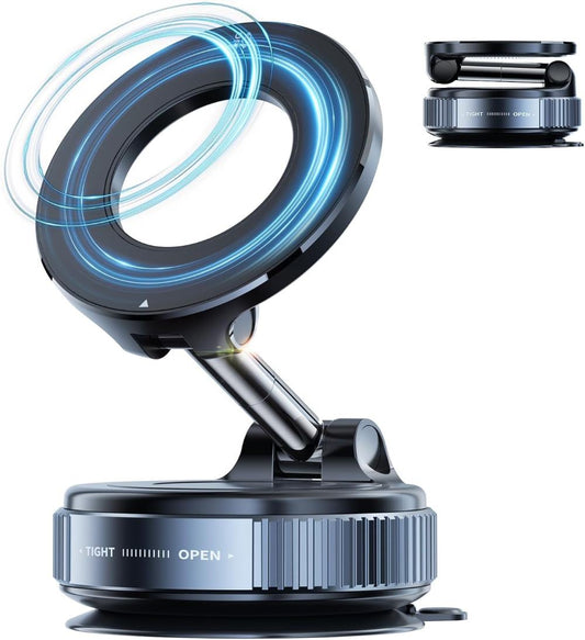 Magnetic Car Mount with Ultra Vacuum Suction Cup