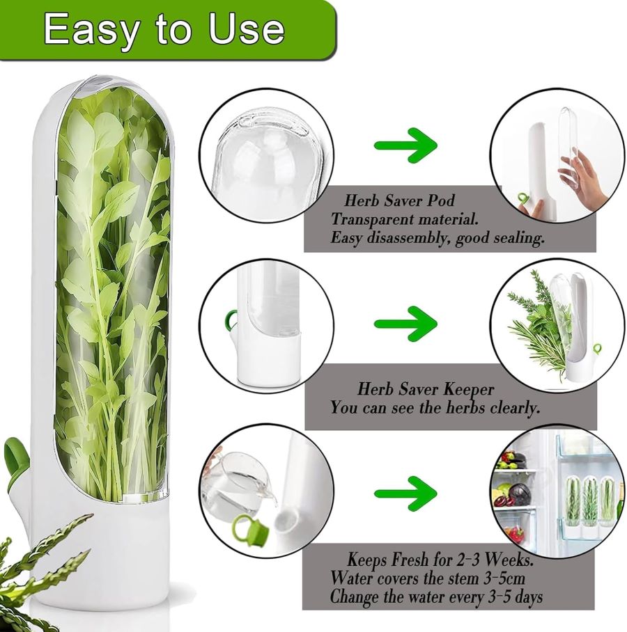 Everfresh Herb Saver Pod Container