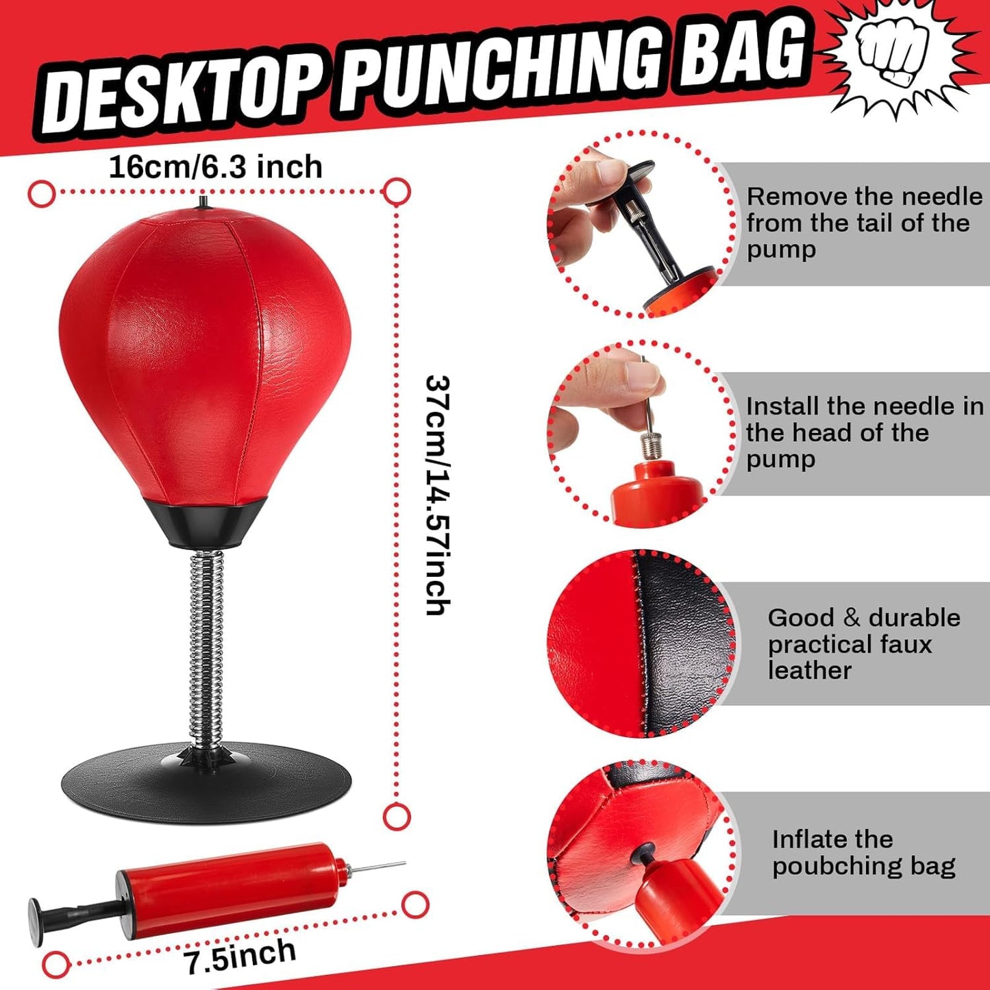 Heavy Duty Desktop Punching Bag