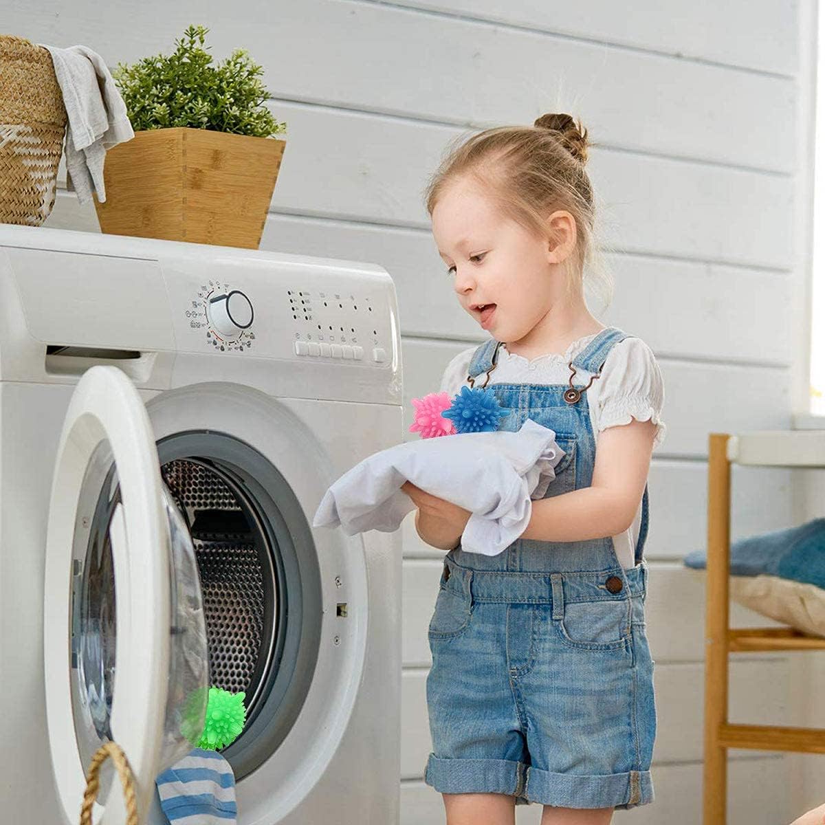 Silicone Washing Machine Laundry Balls (Reusable)