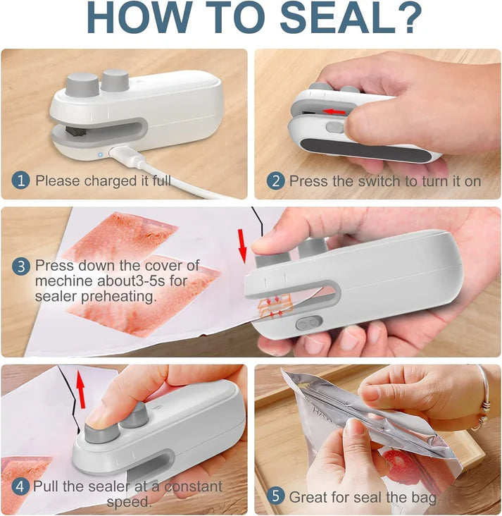 Rechargeable Mini Sealing Machine