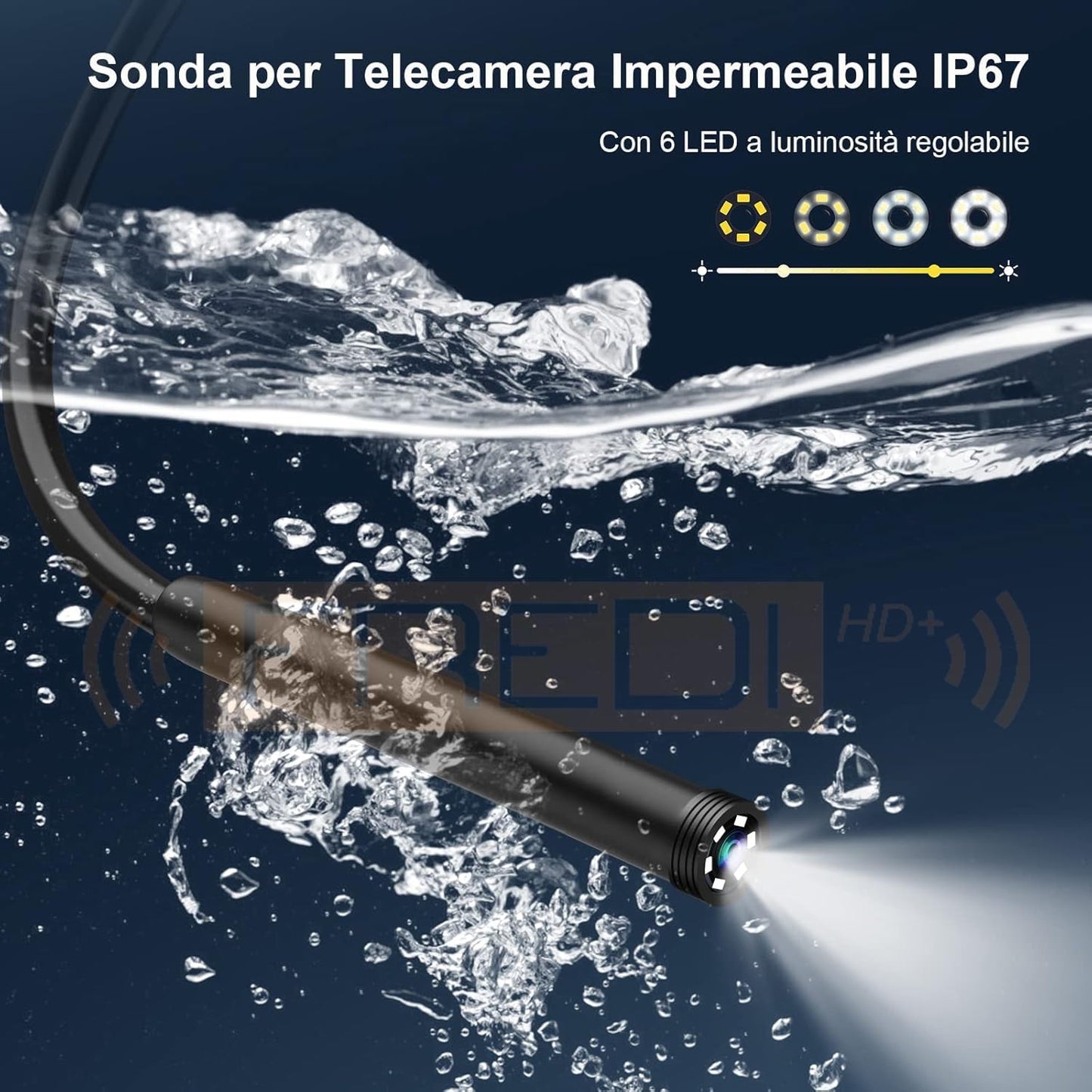 Endoscope Camera – Compatible with Android & iPhone - Plug and Play