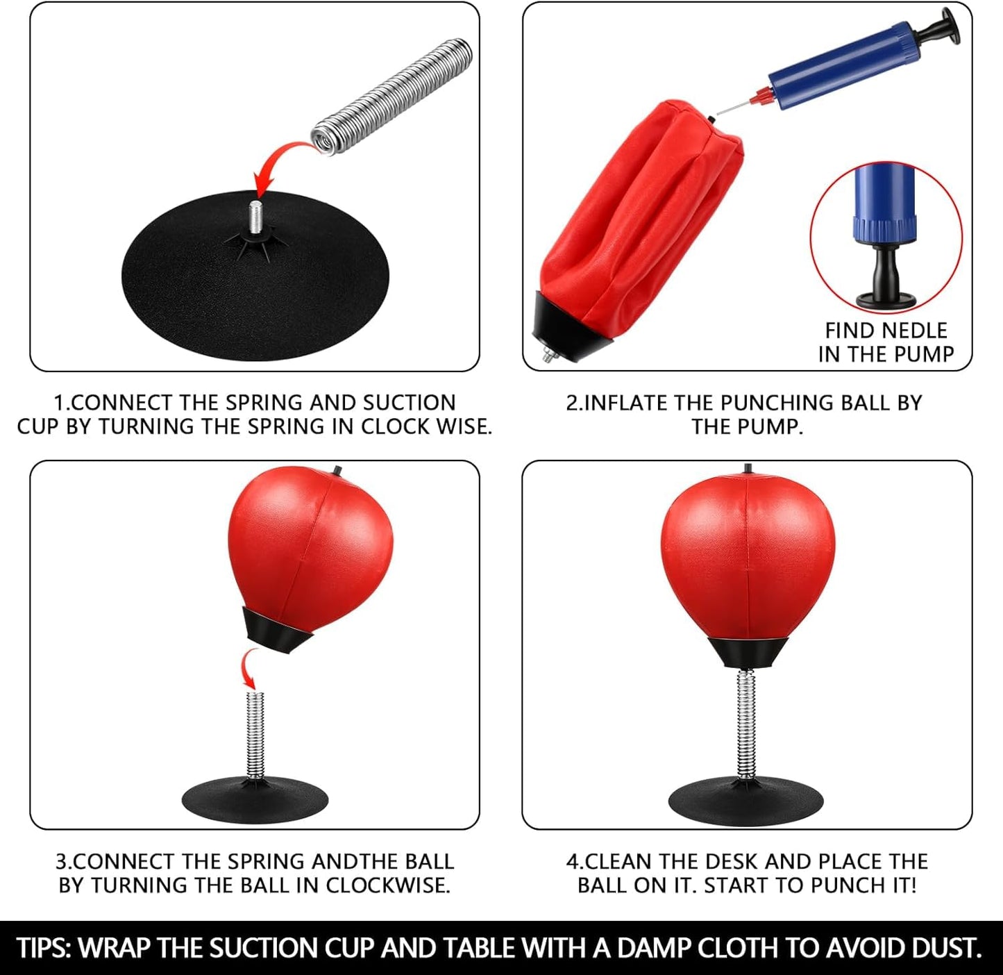 Heavy Duty Desktop Punching Bag