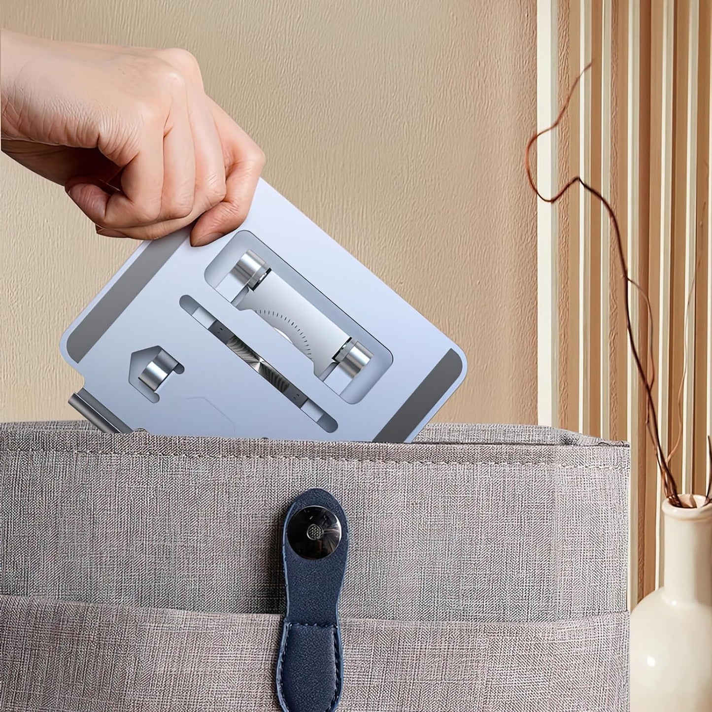 Portable 360° Rotating Aluminum Stand Holder – For Tablets & Lightweight Laptops