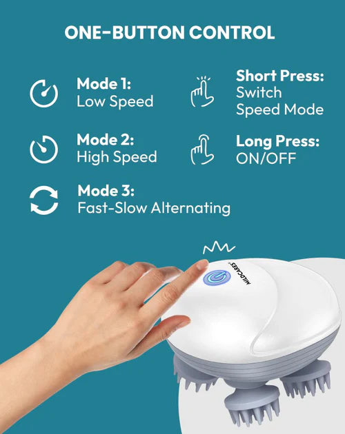 Rechargeable Electric Scalp Massager | Hair Growth | Deep Massage