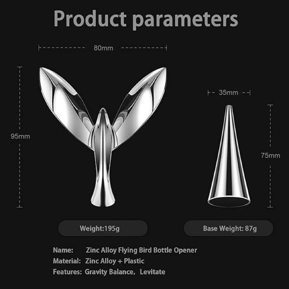 Premium Balancing Bird Bottle Opener