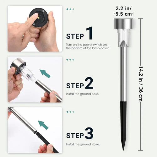 Solar Pathway LED Lights