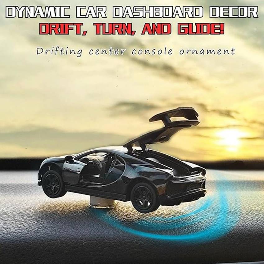 Turbo Spin Drift Car for Car Dashboard Decor